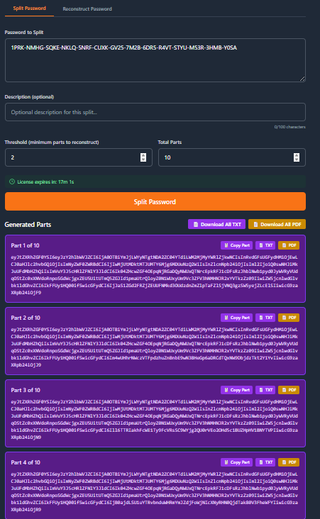 Save Generated Parts